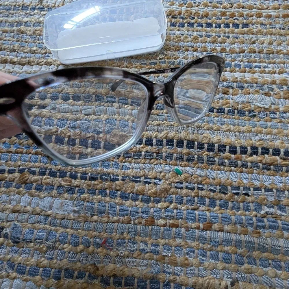 Modfans Cat Eye Eyeglasses Frames Black Marble Minimalist Retro Chic
